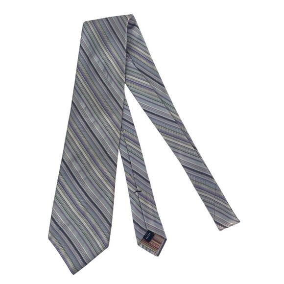 Ted Baker Other - Ted Baker Easter Tie Pastel Diagonal Stripes Purple, Periwinkle, Blue 62”x3.75”